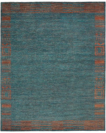 Tappeto Royal Gabbeh Pakistan azzurro grigio 246x307