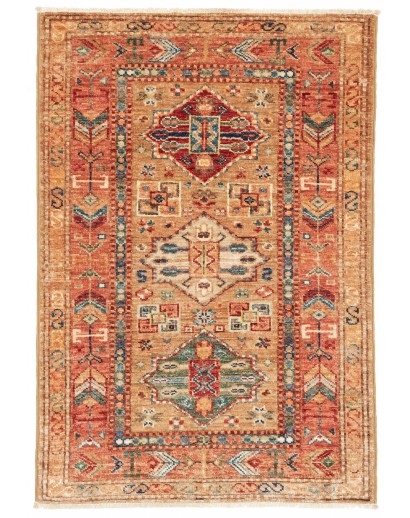 Tappeto Kazak Fine Pakistan arancione 67x97