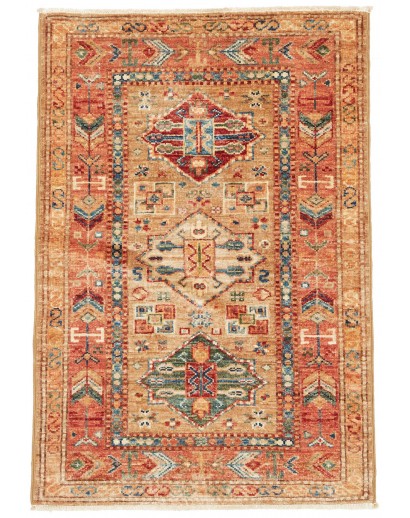 Tappeto Kazak Fine Pakistan arancione 66x98