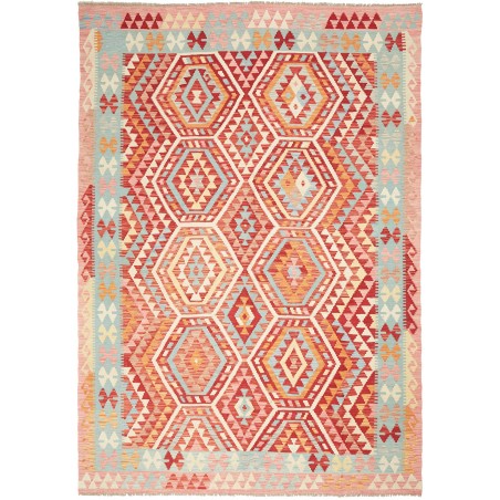 Tappeto Kilim Afghanistan beige marrone 197x282