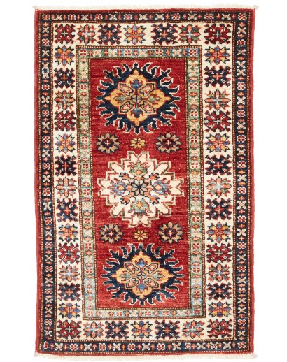 Tappeto Kazak Fine Pakistan marrone grigio 60x97