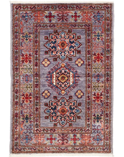 Tappeto Kazak Fine Pakistan azzurro marrone 63x92