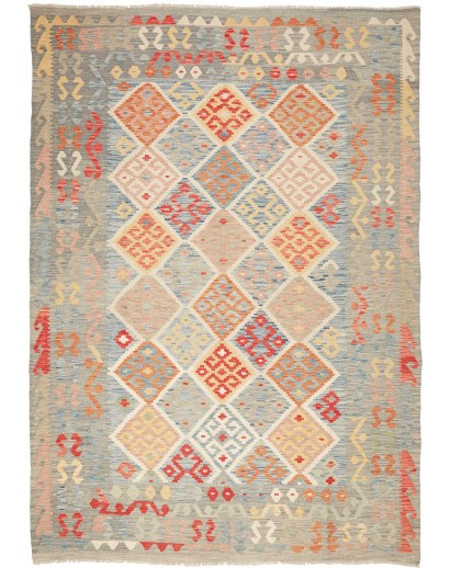 Tappeto Kilim Afghanistan marrone 200x286
