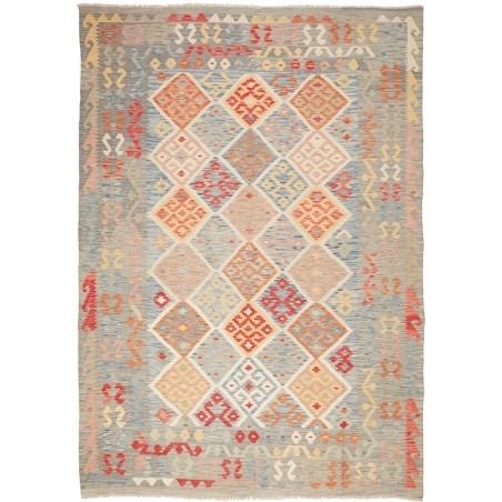 Tappeto Kilim Afghanistan marrone 200x286