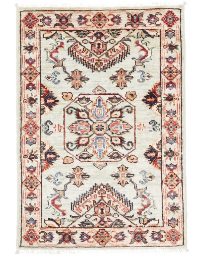 Tappeto Kazak Fine Pakistan bianco marrone 64x92