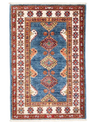 Tappeto Kazak Fine Pakistan beige grigio 62x94