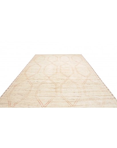 Tappeto Gabbeh Marrakech Pakistan bianco 270x378