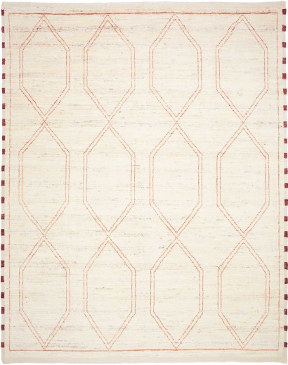 Tappeto Gabbeh Marrakech Pakistan bianco 290x360