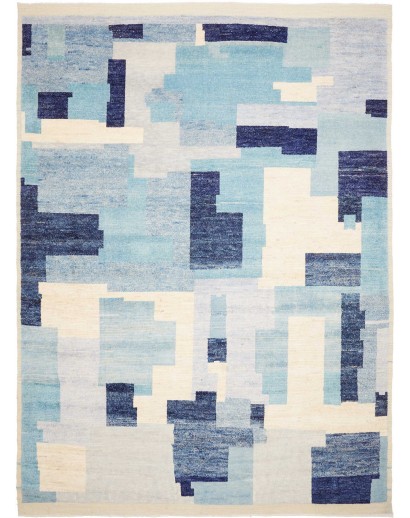 Tappeto Gabbeh Marrakech Pakistan bianco grigio