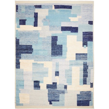 Tappeto Gabbeh Marrakech Pakistan bianco grigio