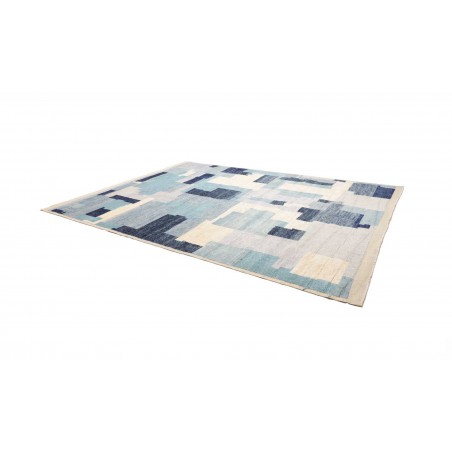 Tappeto Gabbeh Marrakech Pakistan bianco grigio