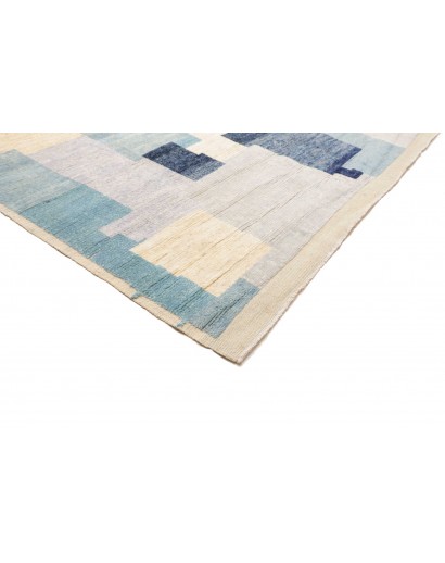 Tappeto Gabbeh Marrakech Pakistan bianco grigio