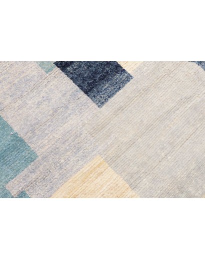 Tappeto Gabbeh Marrakech Pakistan bianco grigio