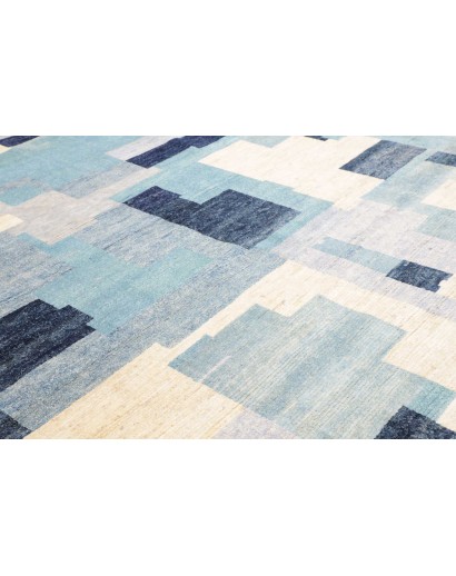 Tappeto Gabbeh Marrakech Pakistan bianco grigio