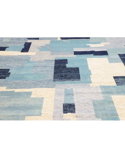 Tappeto Gabbeh Marrakech Pakistan bianco grigio