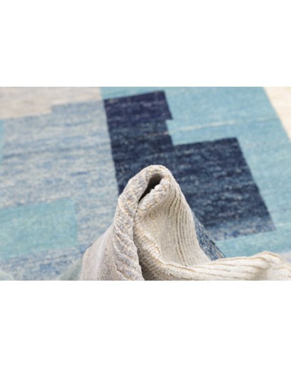 Tappeto Gabbeh Marrakech Pakistan bianco grigio