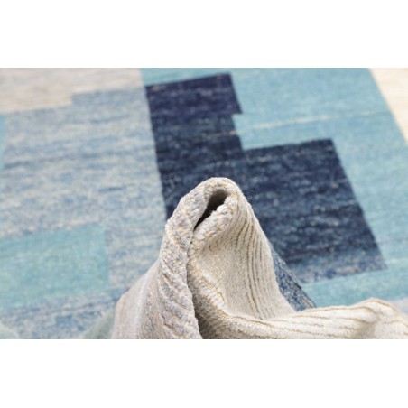 Tappeto Gabbeh Marrakech Pakistan bianco grigio