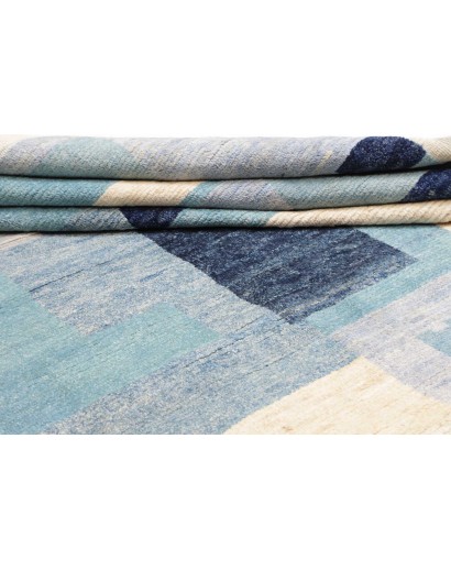 Tappeto Gabbeh Marrakech Pakistan bianco grigio