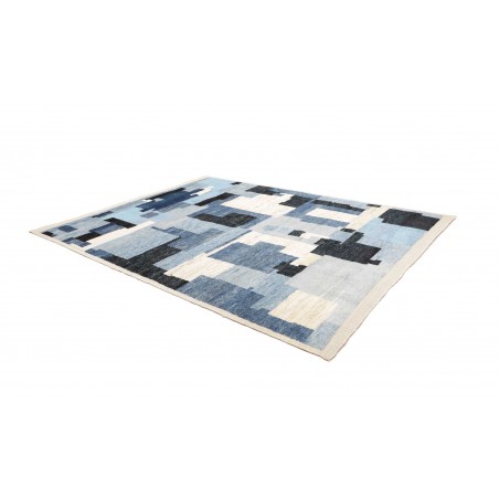 Tappeto Gabbeh Marrakech Pakistan bianco grigio