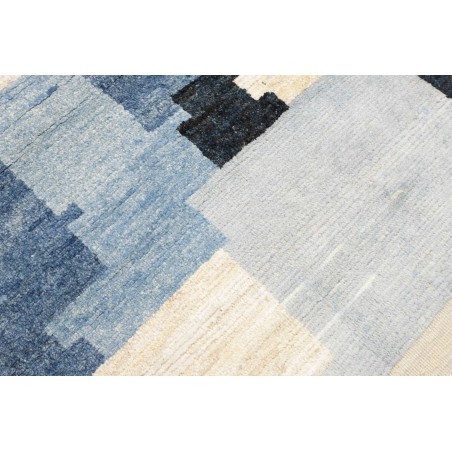 Tappeto Gabbeh Marrakech Pakistan bianco grigio