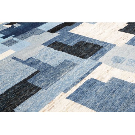 Tappeto Gabbeh Marrakech Pakistan bianco grigio