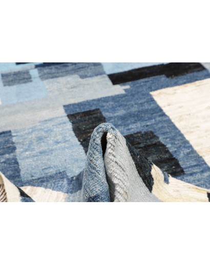 Tappeto Gabbeh Marrakech Pakistan bianco grigio