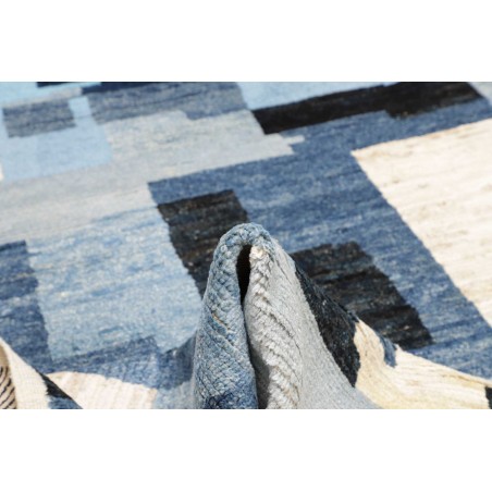 Tappeto Gabbeh Marrakech Pakistan bianco grigio