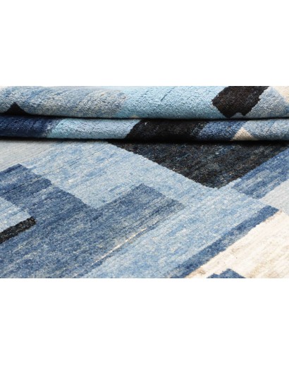 Tappeto Gabbeh Marrakech Pakistan bianco grigio