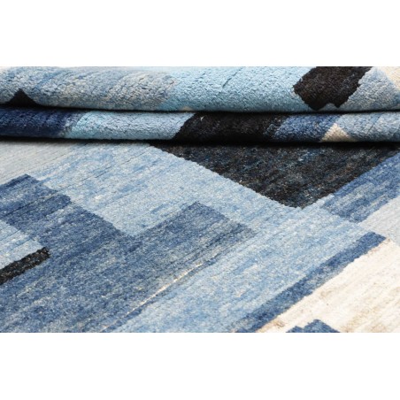 Tappeto Gabbeh Marrakech Pakistan bianco grigio