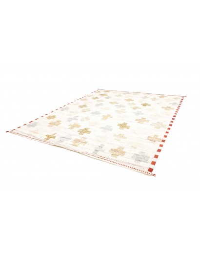 Tappeto Gabbeh Marrakech Pakistan bianco marrone