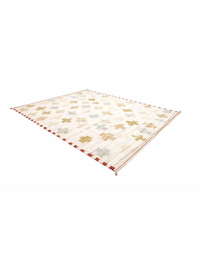 Tappeto Gabbeh Marrakech Pakistan bianco marrone