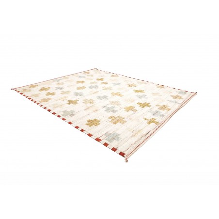 Tappeto Gabbeh Marrakech Pakistan bianco marrone