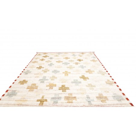 Tappeto Gabbeh Marrakech Pakistan bianco marrone