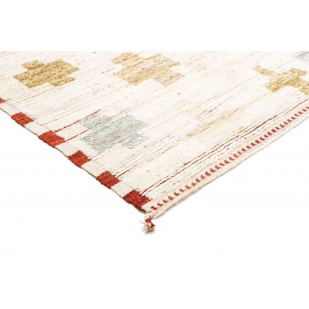 Tappeto Gabbeh Marrakech Pakistan bianco marrone