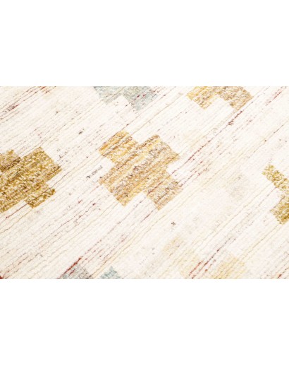 Tappeto Gabbeh Marrakech Pakistan bianco marrone