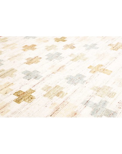 Tappeto Gabbeh Marrakech Pakistan bianco marrone