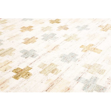 Tappeto Gabbeh Marrakech Pakistan bianco marrone