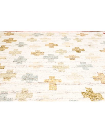 Tappeto Gabbeh Marrakech Pakistan bianco marrone