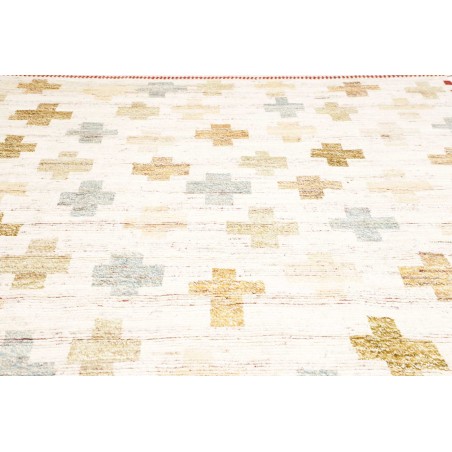 Tappeto Gabbeh Marrakech Pakistan bianco marrone