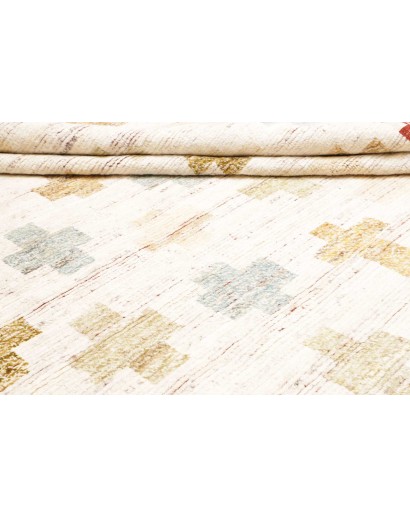 Tappeto Gabbeh Marrakech Pakistan bianco marrone