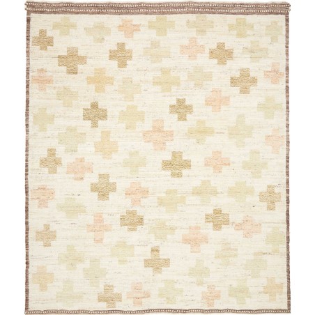 Tappeto Gabbeh Marrakech Pakistan bianco marrone