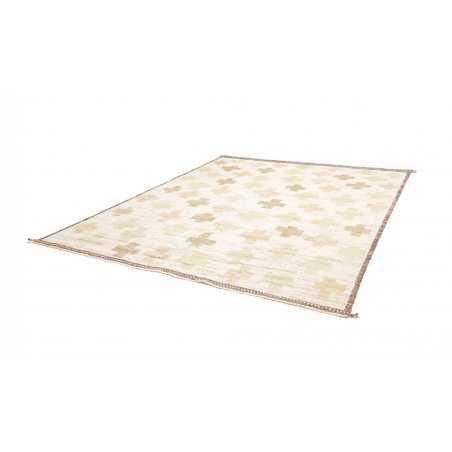 Tappeto Gabbeh Marrakech Pakistan bianco marrone