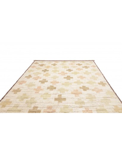 Tappeto Gabbeh Marrakech Pakistan bianco marrone