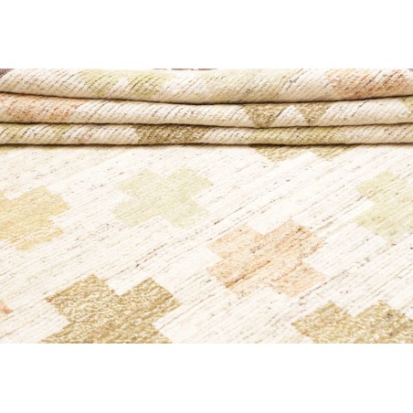 Tappeto Gabbeh Marrakech Pakistan bianco marrone