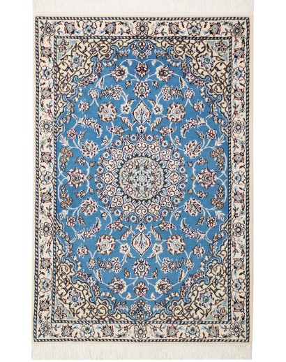 Tappeto Nain 9La Persia bianco verde 79x118
