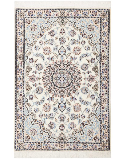 Tappeto Nain 9La Persia bianco grigio 81x119