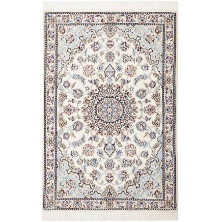 Tappeto Nain 9La Persia bianco grigio 81x119