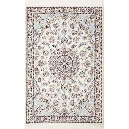 Tappeto Nain 9La Persia bianco grigio 81x125