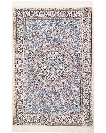 Tappeto Nain 9La Persia bianco marrone 79x118