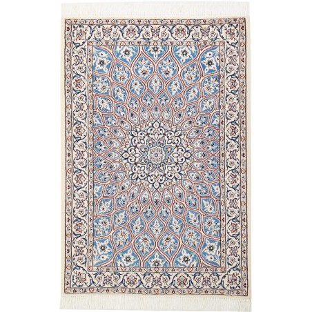 Tappeto Nain 9La Persia bianco marrone 79x118